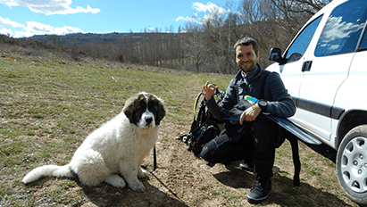 Buceando en el río Tajuña con Perla