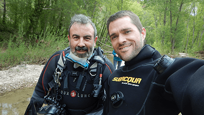   Buceando en el Río Tajo